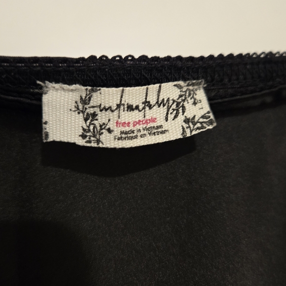 Free People Black and Burgundy Asymmetrical Skirt - Picture 3 of 3